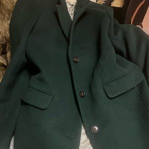 Jcrew green pea coat